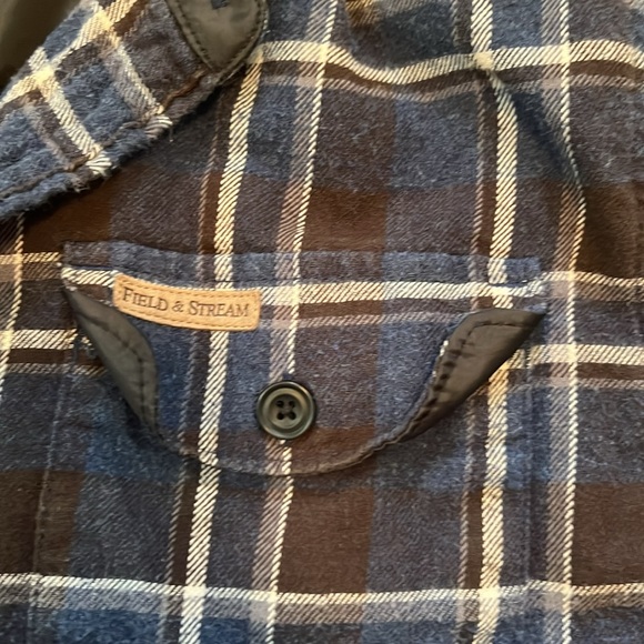 Field and Stream Plaid Flannel Button Down Shirt XL - Picture 2 of 8